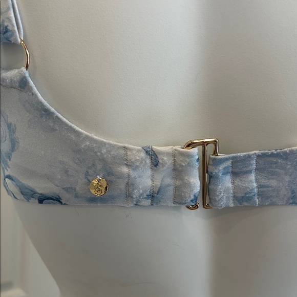 Victoria's Secret Blue Floral Bikini Top - Picture 5 of 12